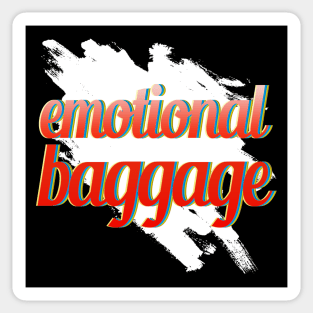 Emotional Baggage Sticker